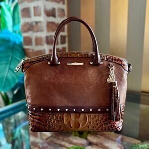 BRAHMIN Duxbury Brown Satchel